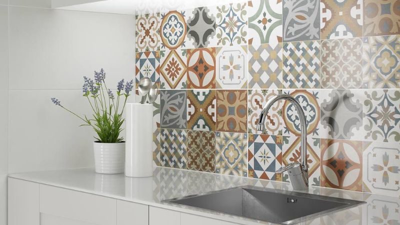 Random Moroccan Style Kitchen Wall Tiles